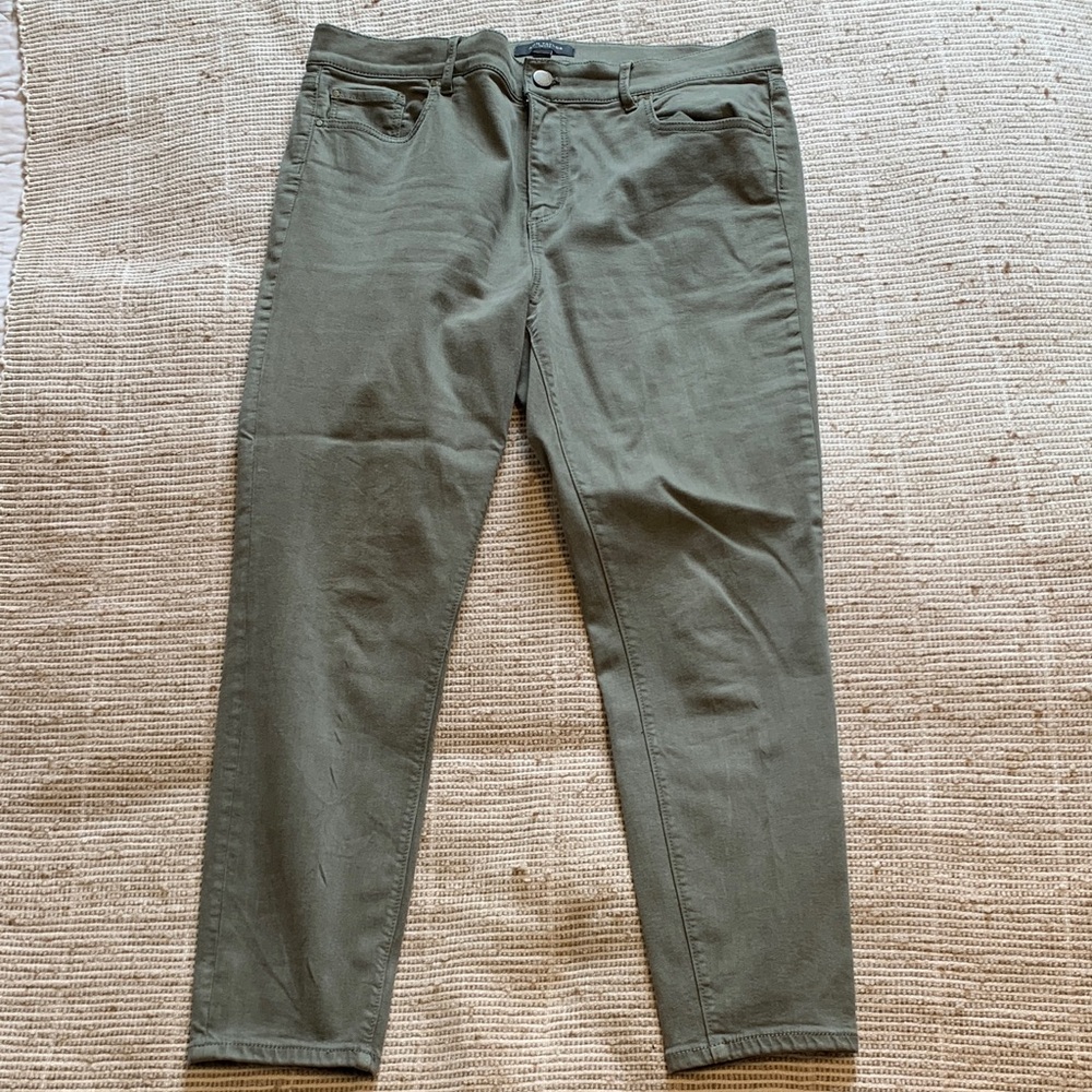 Ann Taylor Olive Skinny Jeans